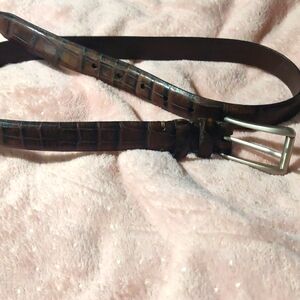 Bill lavin belt size 34 Italian soft collection